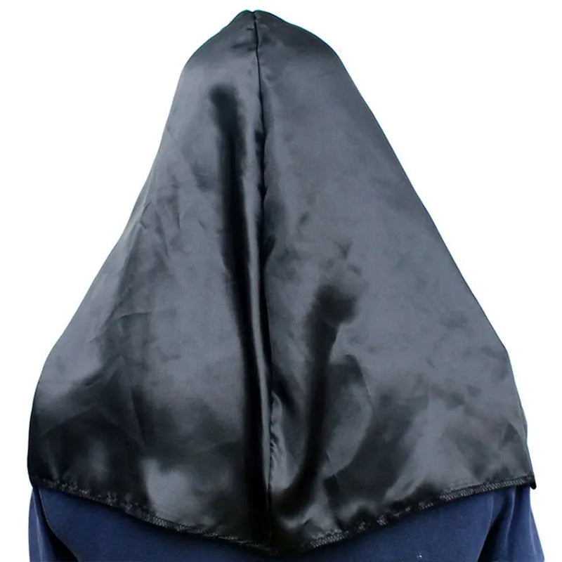 Creepy latex nun mask Valak with attached head covering  for Halloween cosplay