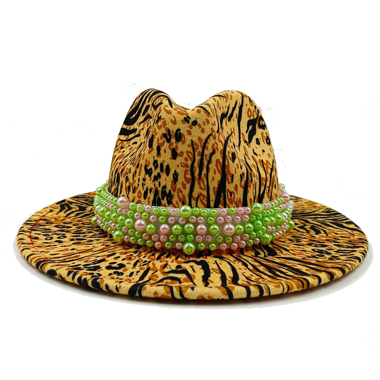 Fedora hat neutral wide brim jazz hat feather belt autumn and winter british vintage panama hat
