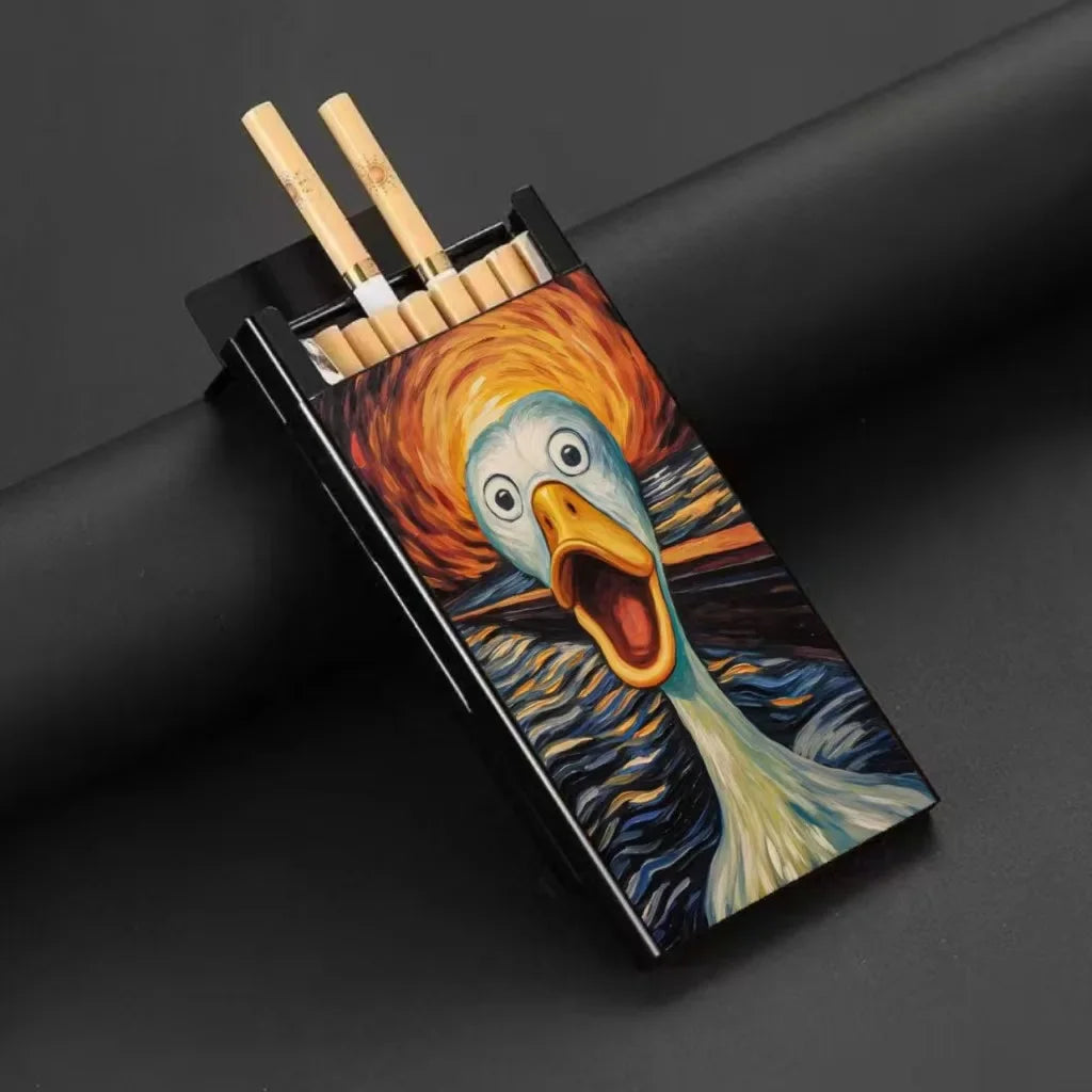 Cigarette Box Creative Personalized Cigarette Box Painted and Creative Picture Cigarette Box Beautiful Pattern