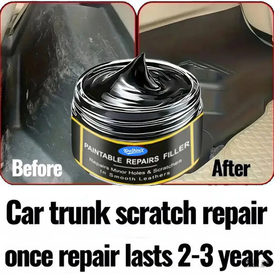 Car Interior Restorer Wax Glossy Surface Repair Agent for Scratched Plastic Leather Filling Paste Car Maintenance Essent