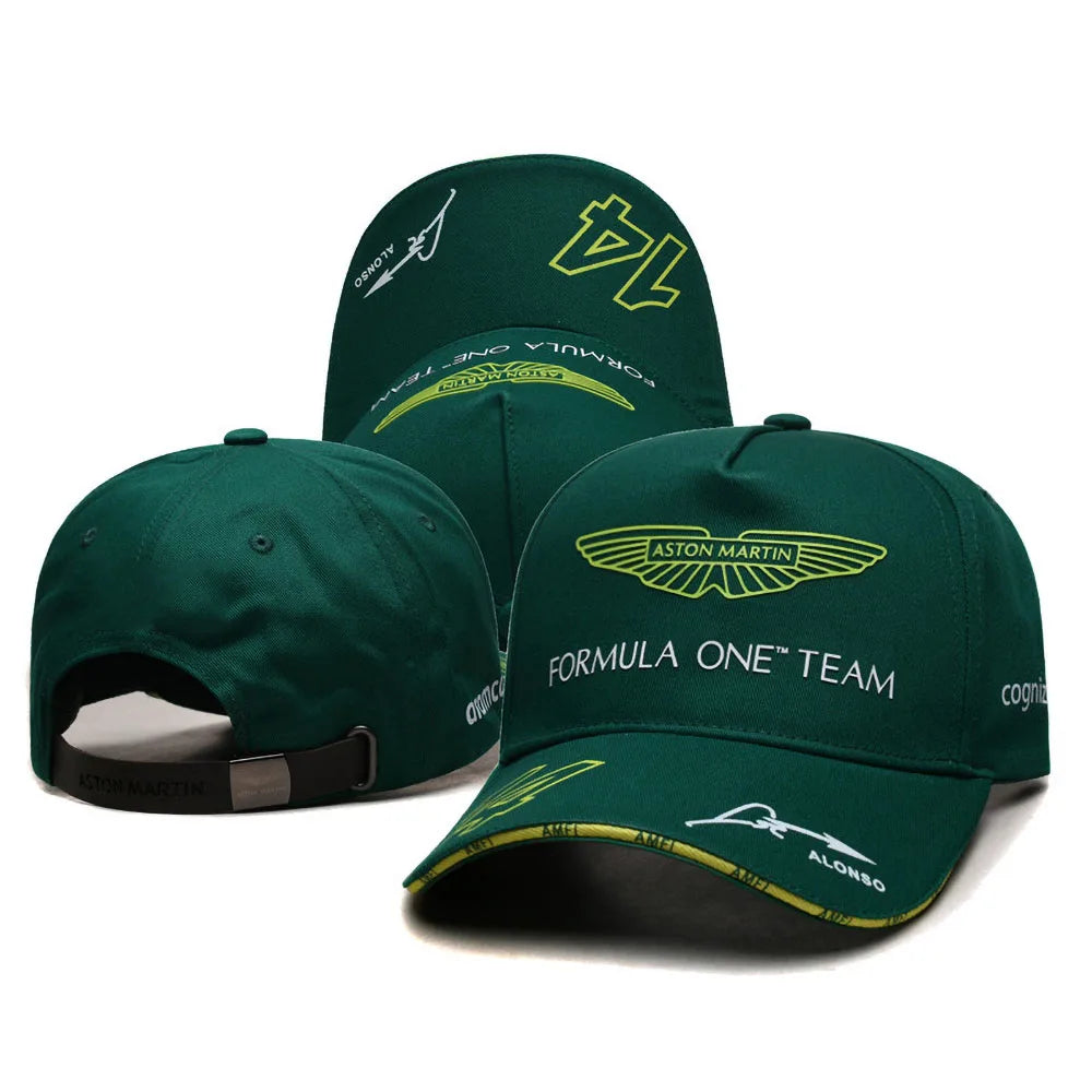 Aston Martin F1 Team Fernando Alonso Baseball Cap outdoor Sports Sunscreen Sun Hat