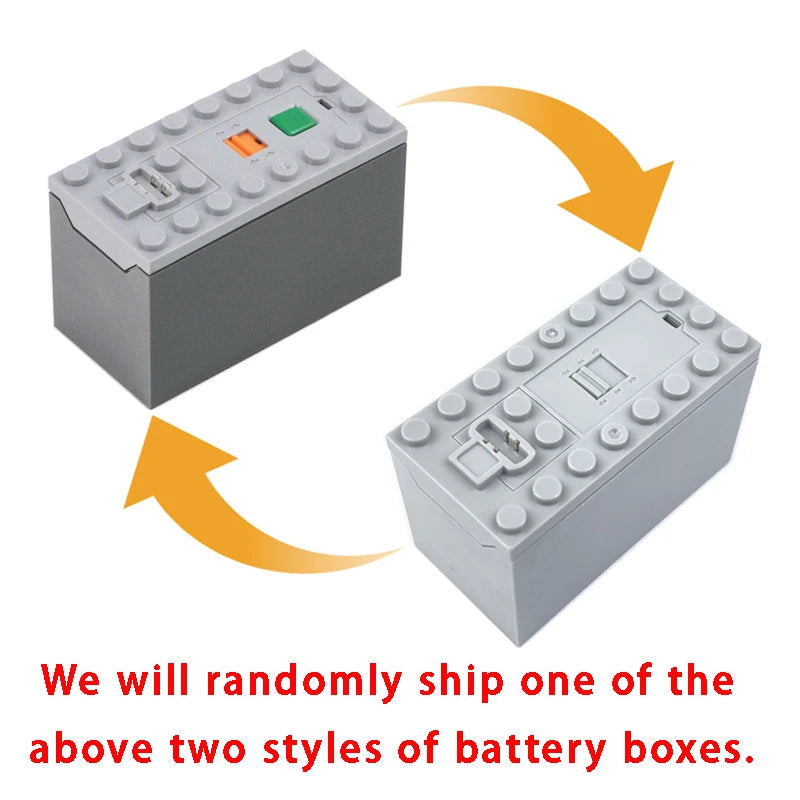 Train Track Building Blocks For MOC Power Functions Parts Motor Battery Box Infrared Speed Remote Control Receiver for Legoeds