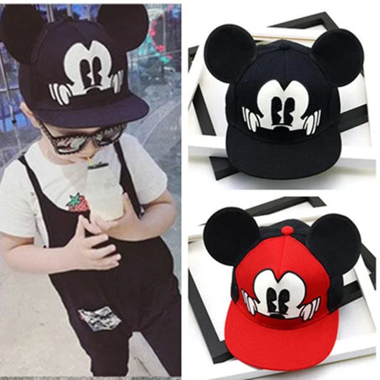 Mickey Cap Cartoon Lovely Baseball Cap For Kids Girls Boys Snapback Hat