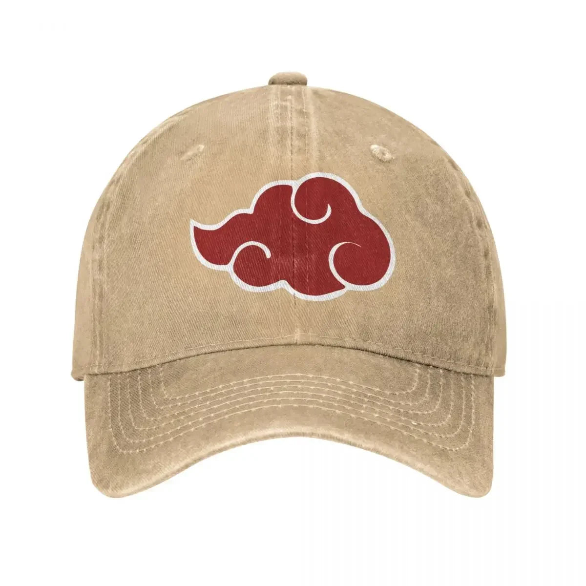 Akatsuki Pein Japan Anime Streetwear Harajuku Baseball Cap Distressed Denim Washed Sun Cap Outdoor All Seasons Travel Caps Hat