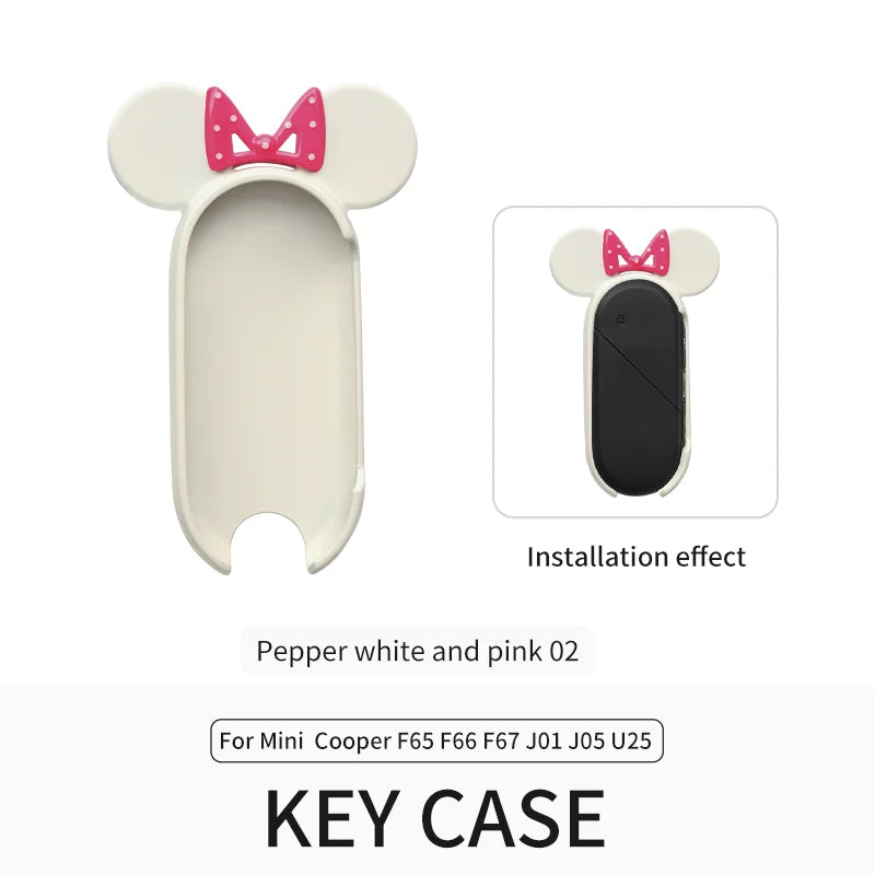 Car Key Case Protection Cover Shell For Mini Cooper S JCW F65 F66 F67 E/SE J01 Aceman J05 U25 Countryman Key Cover Accessories
