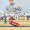 Model Railway Track Harmony Rail Toy Car  Assemble DIY Set Children Christmas Gift Toy for Boy