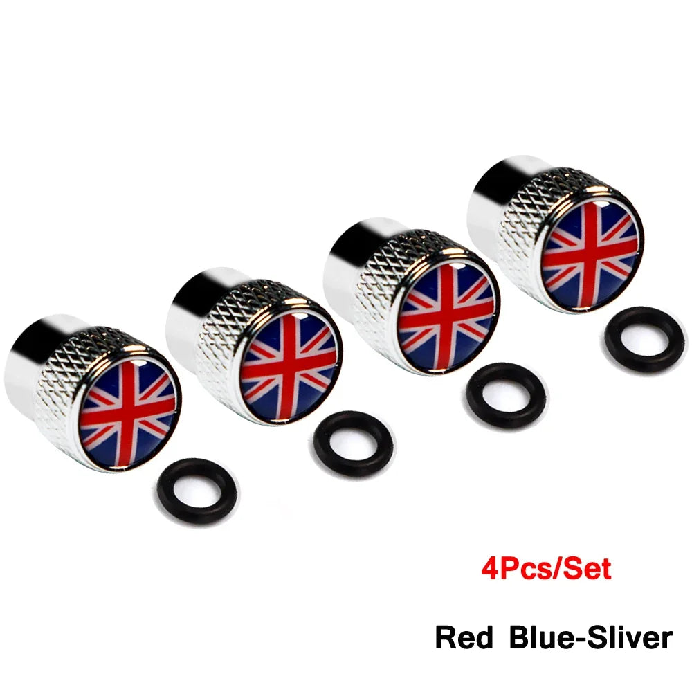 Tire Valve Caps Universal Fits All Cars Trucks SUV Bike Bicycle Motorcycle Car Aluminum Alloy Tyre Valve Dust Covers