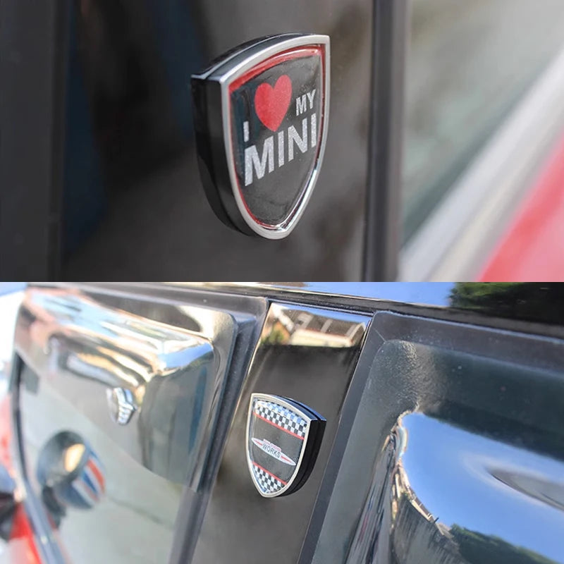 Car Body Decorative Sticker Metal Modification Accessories For MINI ONE COOPER S JCW R55 R56 R60 R61 F54 F55 F56 F57 F60