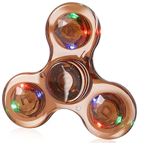 Fidget Spinner Luminous Finger Toy Hand Spinner Stress Reduction and Anxiety Relief Party Favors for Kids Adults