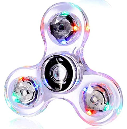 Fidget Spinner Luminous Finger Toy Hand Spinner Stress Reduction and Anxiety Relief Party Favors for Kids Adults