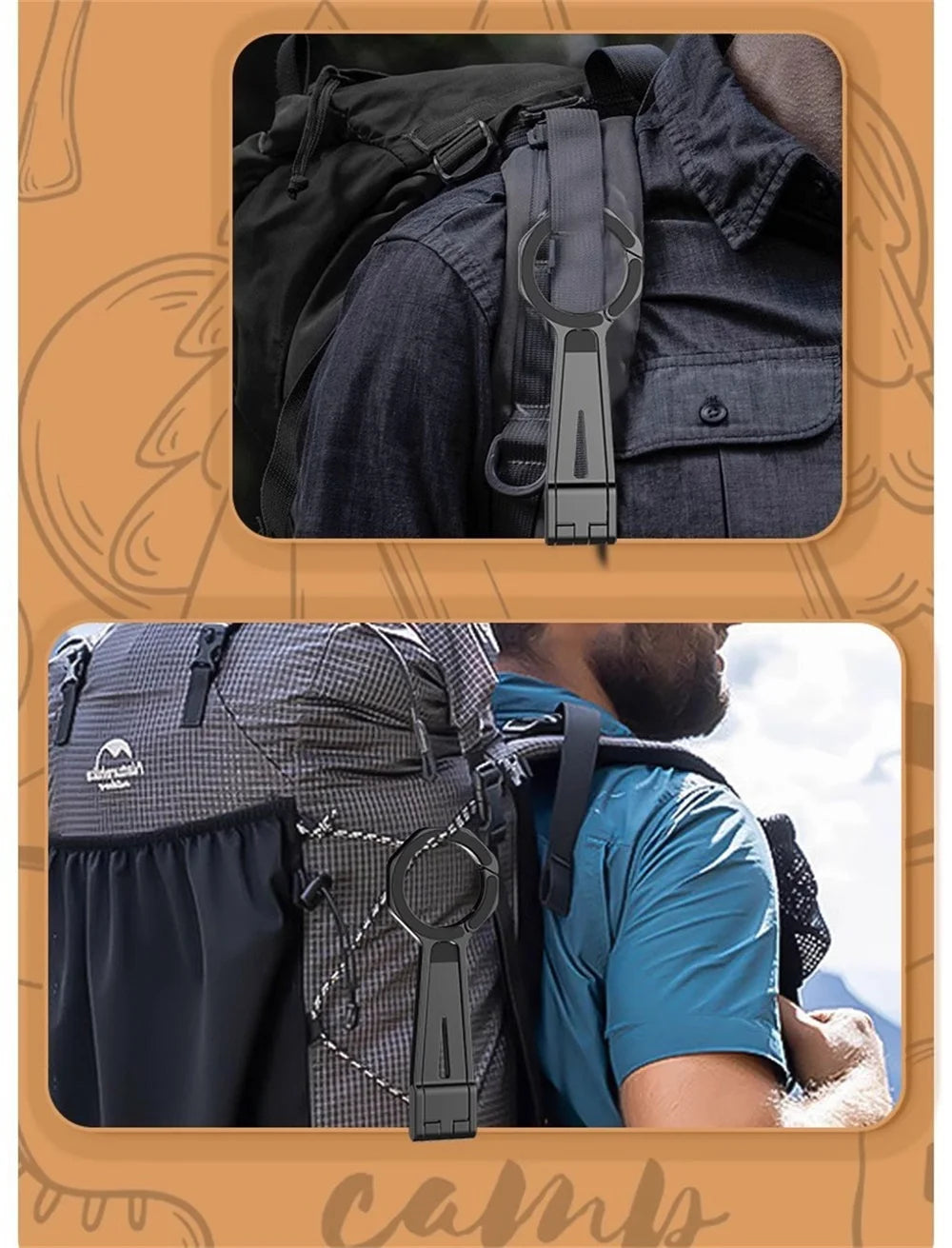 Magnetic ring alloy mobile phone holder Tripod Stand Portable Foldable Bracket Pocket Cell Phone Stand Non-slip
