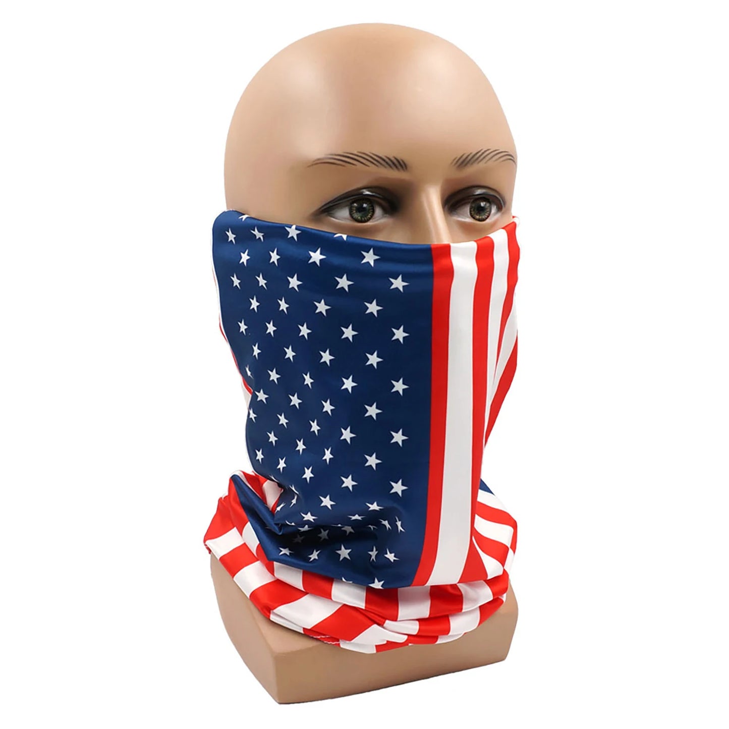 world mask Flag 20x45cm Football cup fans' seamless magic headscarf cycling windproof mask Banner Event Garlands decoration
