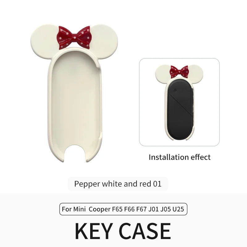Car Key Case Protection Cover Shell For Mini Cooper S JCW F65 F66 F67 E/SE J01 Aceman J05 U25 Countryman Key Cover Accessories