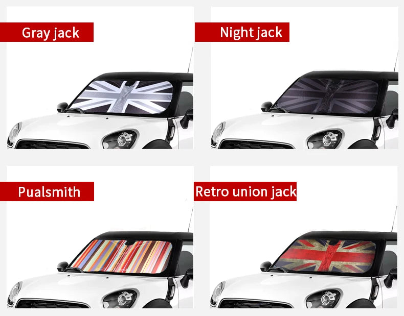 Car Windshield Sunshade Cover Blocks UV Ray Reflector For Mini Cooper One R50 R56 R60 F55 F56 R58 R59