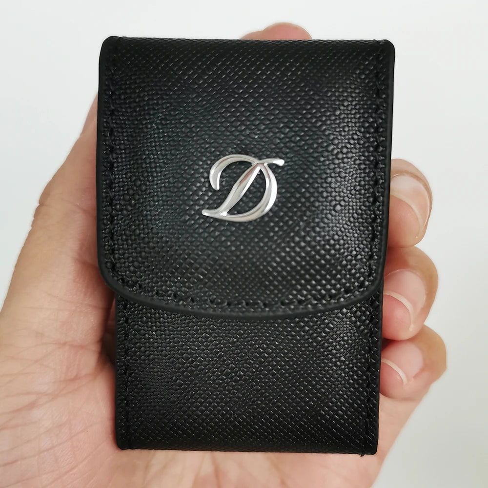 Leather Lighter Case for Dupont Zippo Lighter Handmade Belt Bag Men Cigar Lighter Protection