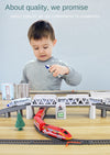 Model Railway Track Harmony Rail Toy Car  Assemble DIY Set Children Christmas Gift Toy for Boy