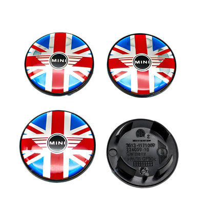 4Pcs 54mm Car Wheel Center Cover Rim Cover Badge Wheel Badge For Mini Cooper One S JCW Countryman R56 R50 R53 R55 R57 R60 F55