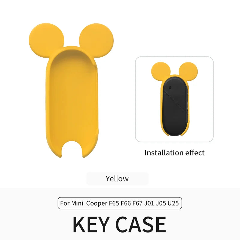 Car Key Case Protection Cover Shell For Mini Cooper S JCW F65 F66 F67 E/SE J01 Aceman J05 U25 Countryman Key Cover Accessories