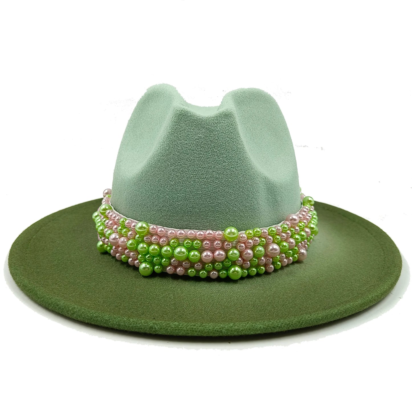 Fedora hat neutral wide brim jazz hat feather belt autumn and winter british vintage panama hat