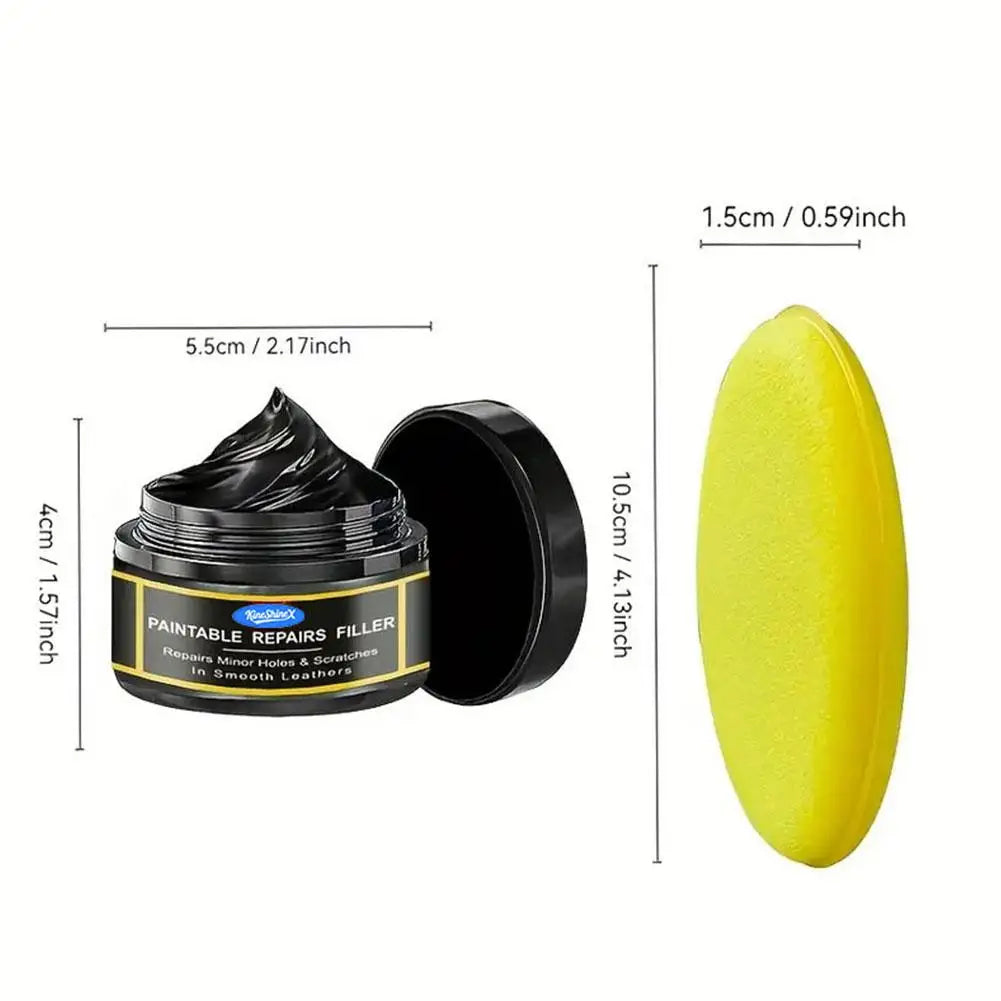 Car Interior Restorer Wax Glossy Surface Repair Agent for Scratched Plastic Leather Filling Paste Car Maintenance Essent