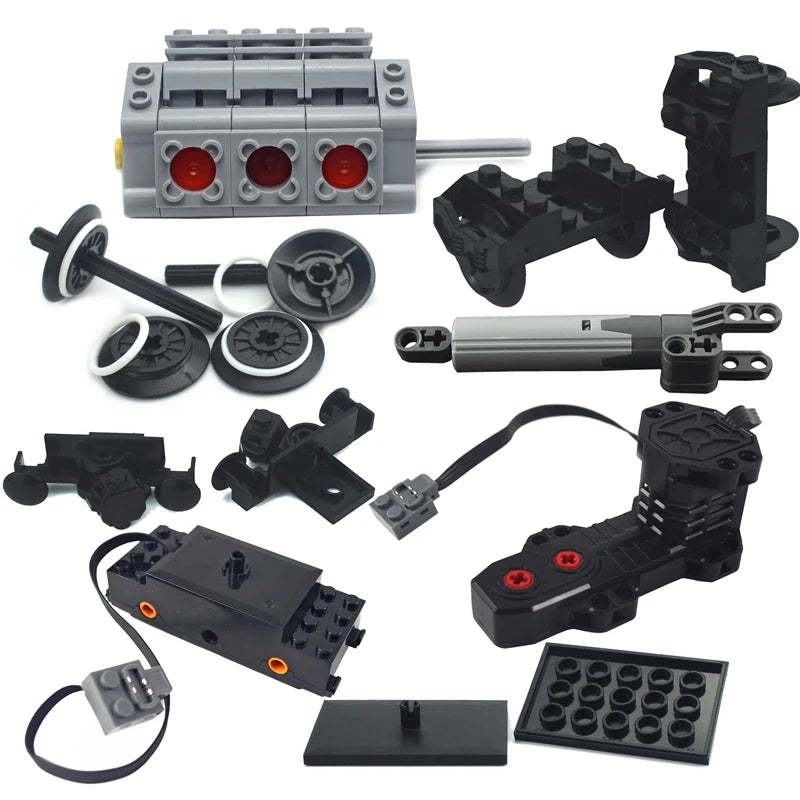 Technical parts Motor multi power functions 8293 8883 tool servo train motor PF model sets building blocks