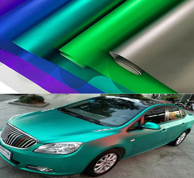 Film Vinyl Wrapping 150cm Chrome Matt Films Anti-scratch Cars Vehicle Sticker for Auto Internal External Decal DIY Film