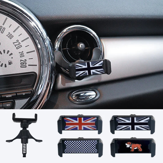 Phone Holder For MINI Cooper F54 F55 F56 F57 R55 R56 R57 R60 R50 R52 R53 Car Air Vent Outlet Car Mount Accessories ﻿