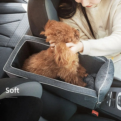 Car Seat Bed Portable Dog Carrier for Small Dogs and Cats Safety Travel Bag Accessories