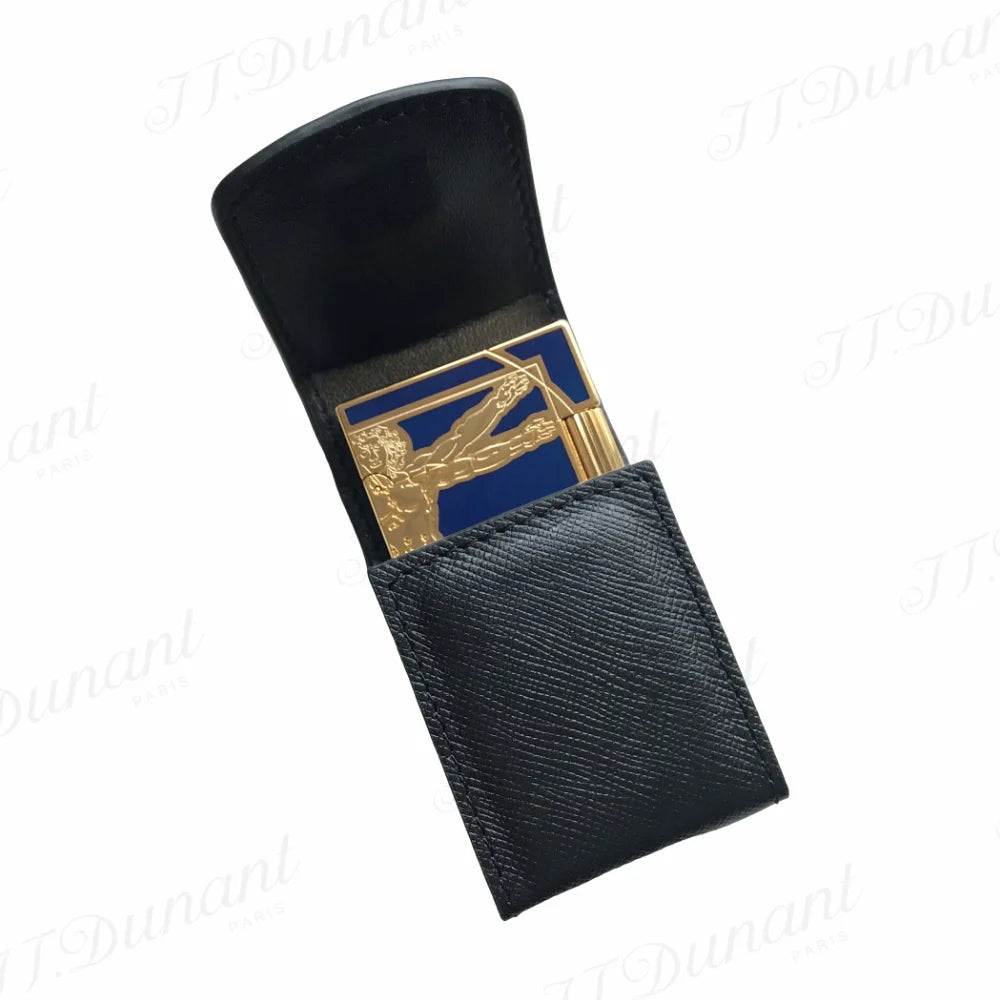 Leather Lighter Case for Dupont Zippo Lighter Handmade Belt Bag Men Cigar Lighter Protection