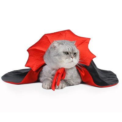 Halloween Costumes Cosplay Vampire Cloak For Small Dog Cat Kitten Puppy Dress Kawaii Pet Clothes Cat Accessoties Gift