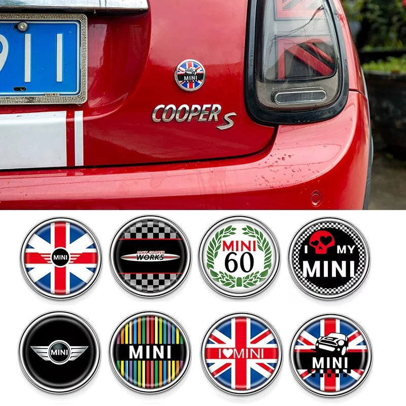 Metal Car Side Rear Sticker Window Badge for MINI COOPER JCW F56 F60 R60 R61 F60 Cooper S Countryman Paceman Decoration
