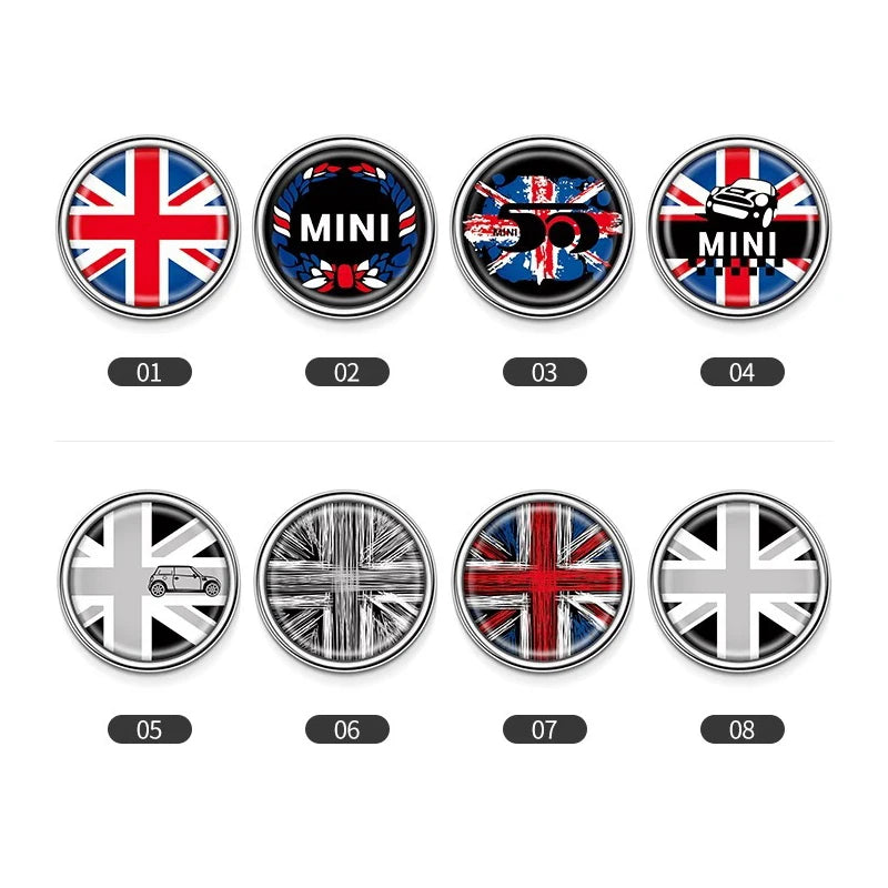 Metal Car Side Rear Sticker Window Badge for MINI COOPER JCW F56 F60 R60 R61 F60 Cooper S Countryman Paceman Decoration