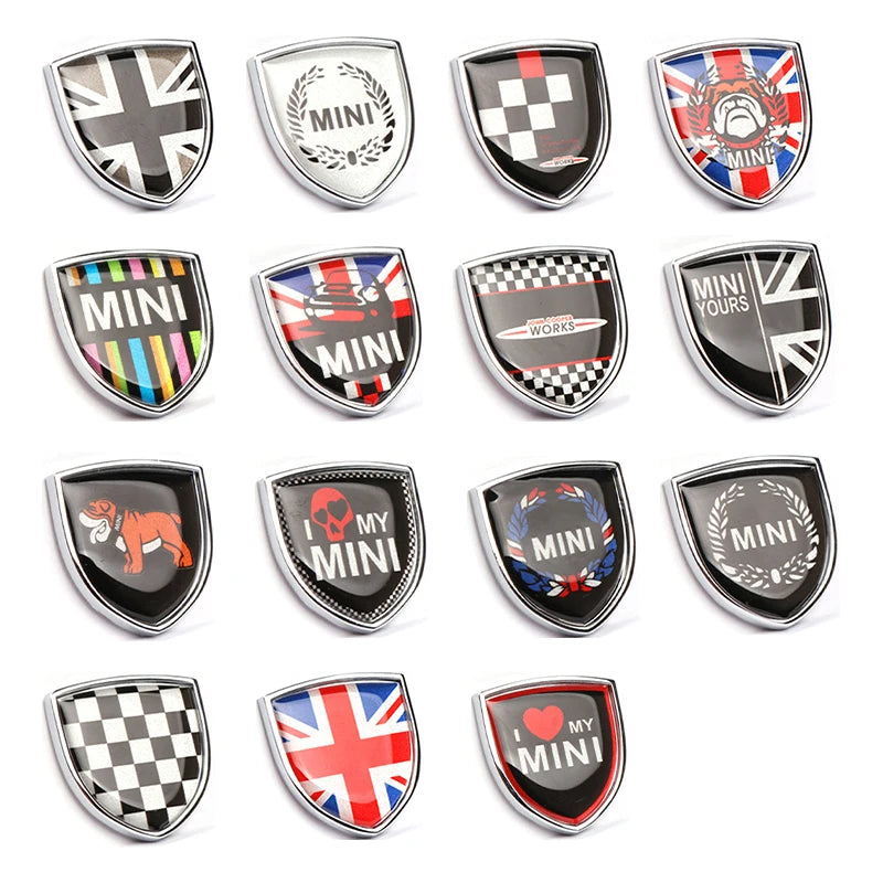 Car Body Decorative Sticker Metal Modification Accessories For MINI ONE COOPER S JCW R55 R56 R60 R61 F54 F55 F56 F57 F60