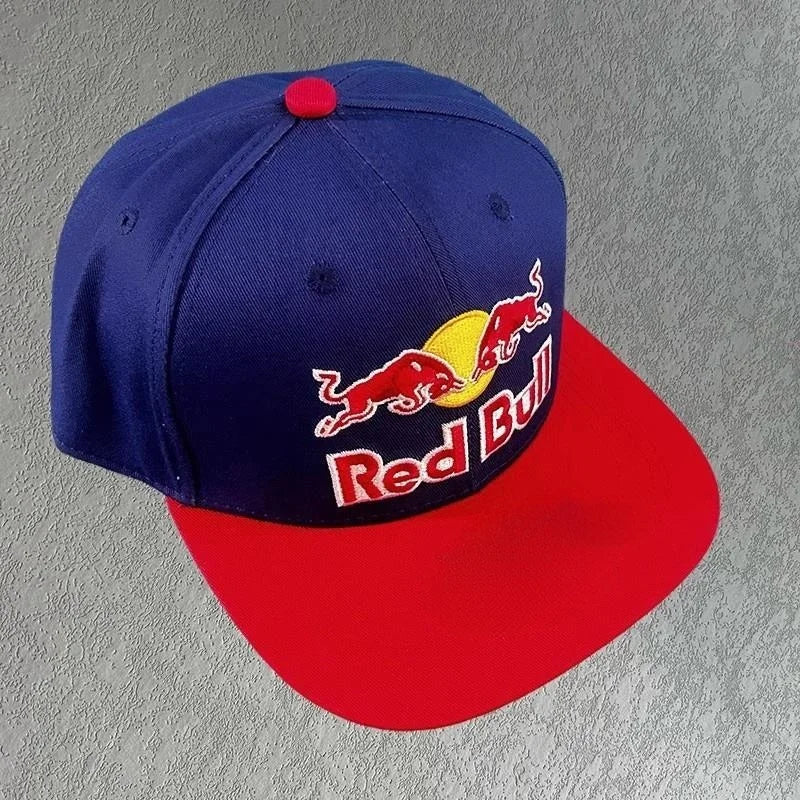 Red Bull baseball cap for spring and autumn outdoor adjustable casual hat, sun protection hat