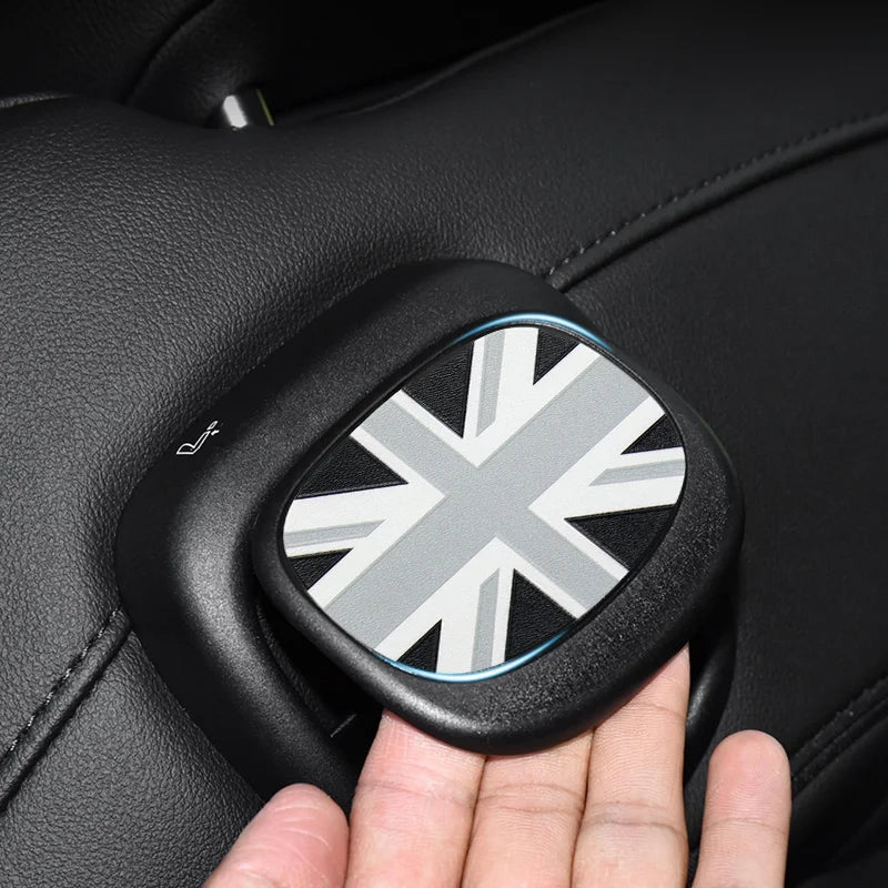 Car Rear Seat Back Handle Decal Cover Protective Sticker For Mini Cooper R56 R55 F56 F57 Interior Decorative Accessories
