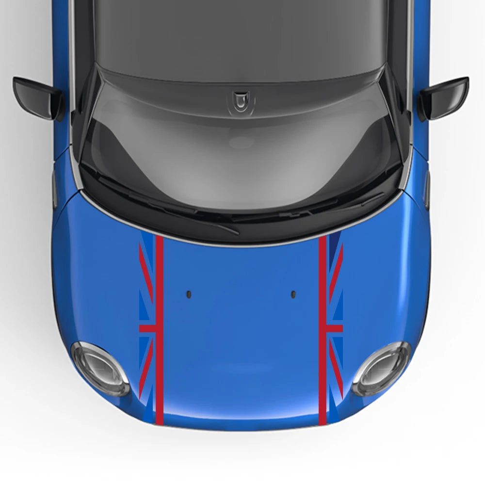 Car Hood Stickers Auto Bonnet UK Flag Decal Decal For Mini Cooper
