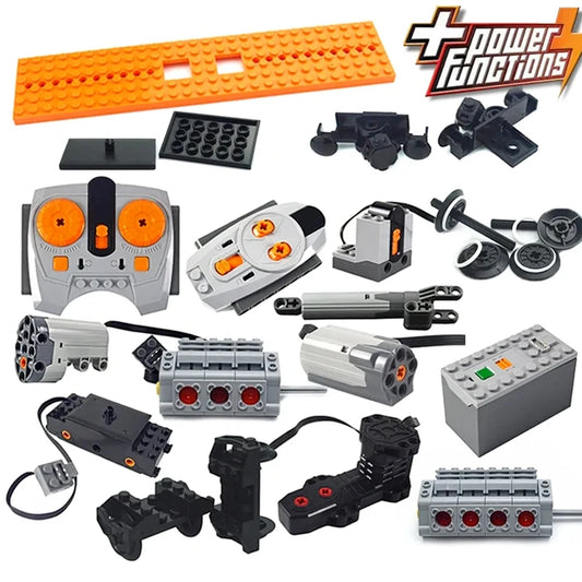 Technical parts Motor multi power functions 8293 8883 tool servo train motor PF model sets building blocks