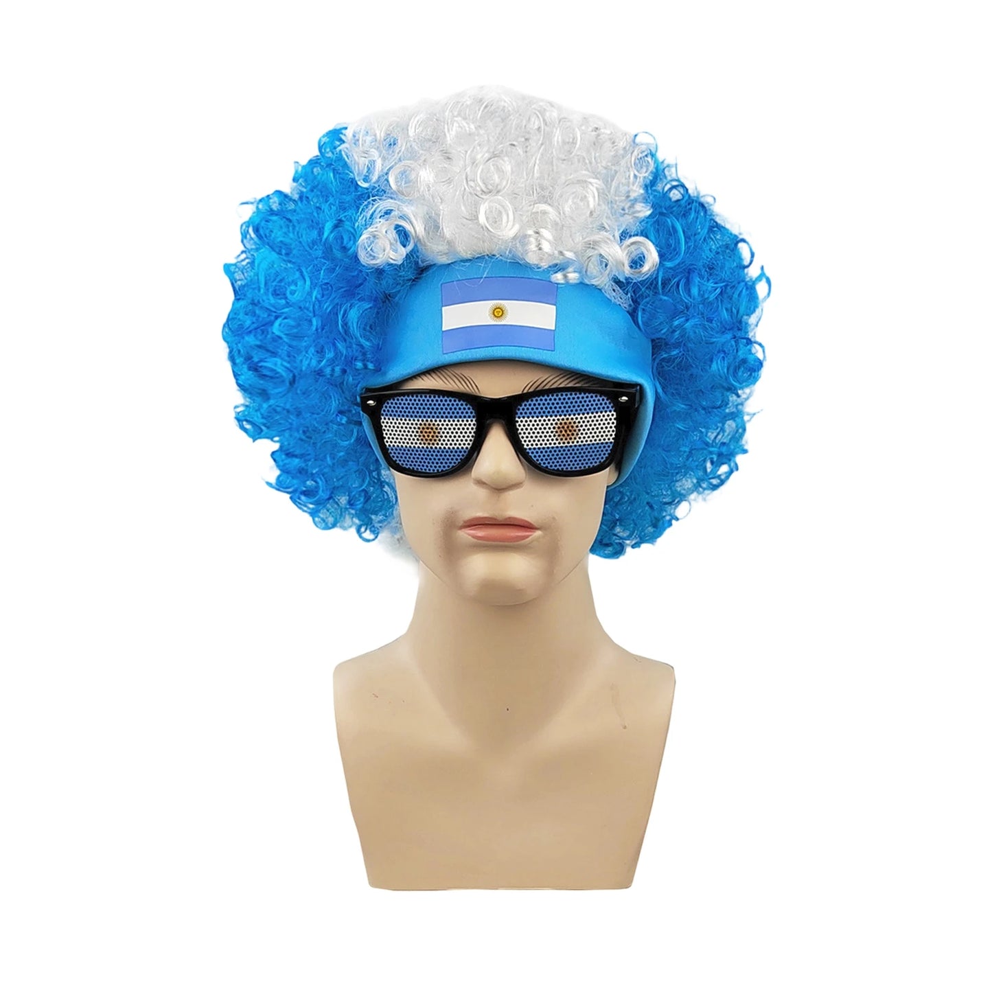 Football Fans Caps Costume Party Wig Decor Supplies Cosplay Headdress for Kids Adults, Perfect For Cheering The Game