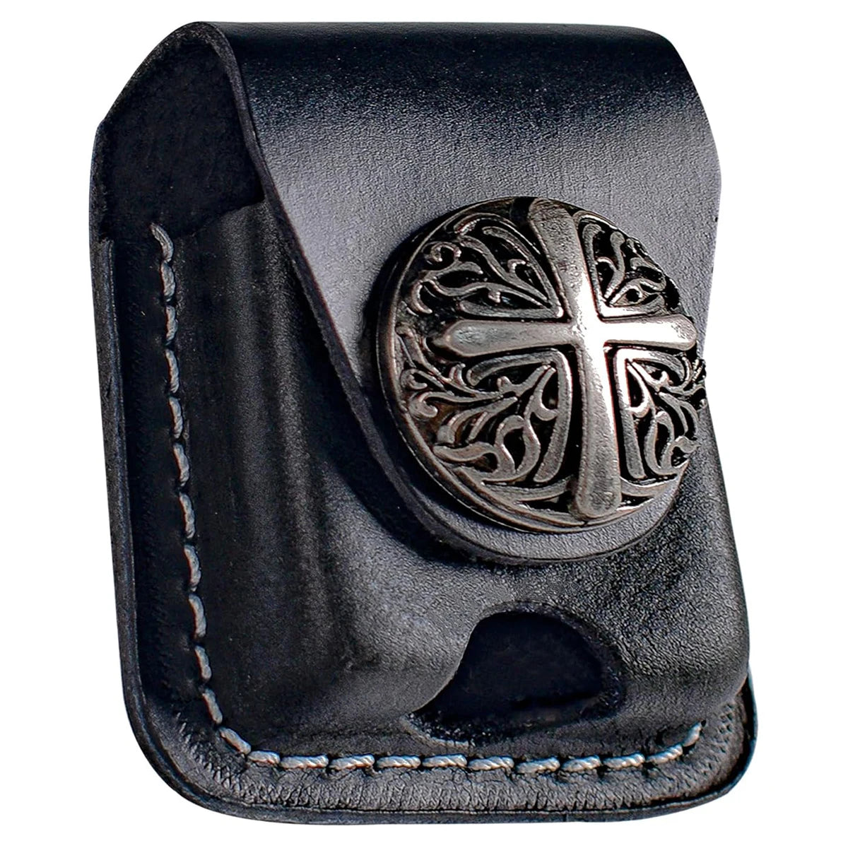 PU Leather Lighter Storage Case, Compact Outdoor Camping Hiking Accessory