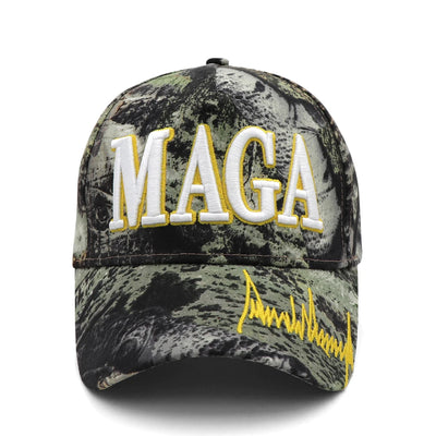 Donald Trump 2024 Cap USA Flag Baseball Caps MAGA Trump Signature Snapback President Hat 3D Embroidery