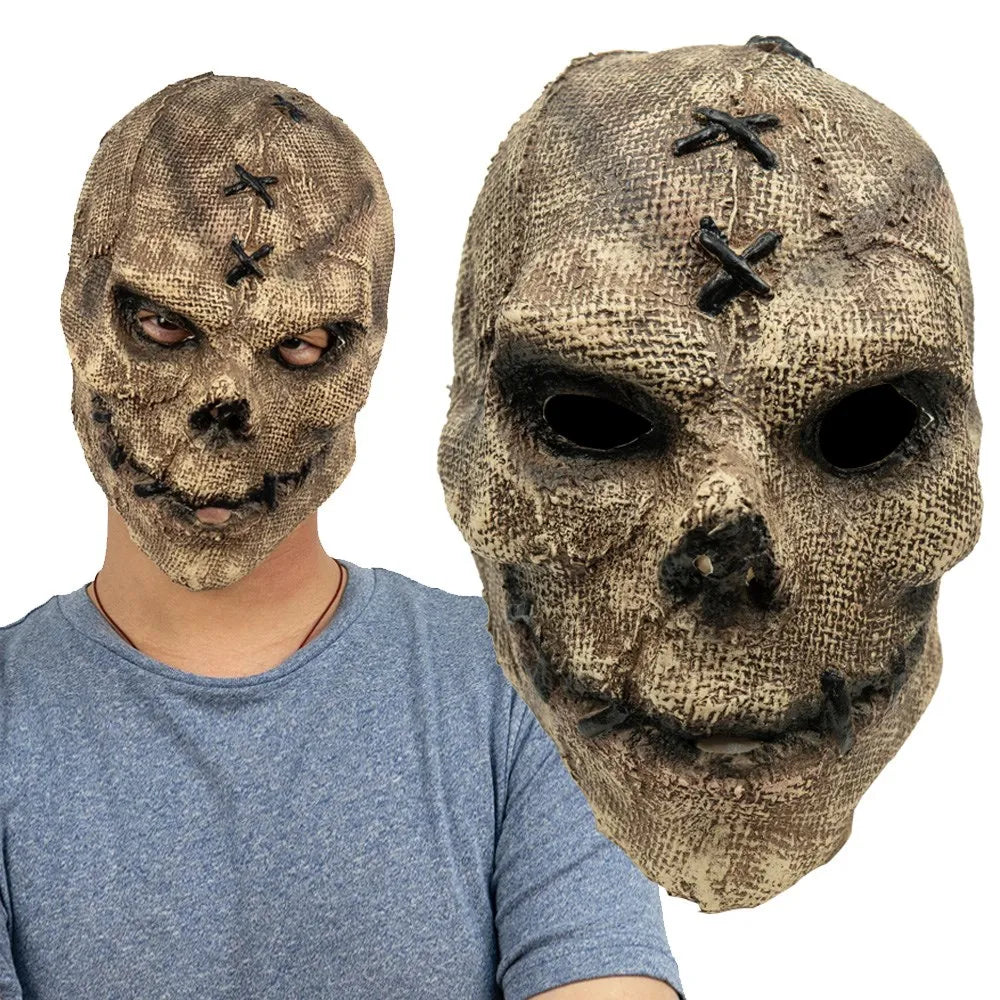 Halloween Horror Killer Skull Mask Cosplay Scary Skeleton Haunted Halloween Party Costume Props