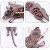 Halloween Horror Hanging Prop Fake Dead Mouse Bat Bloody Hand Feet Decor Prop Ornament