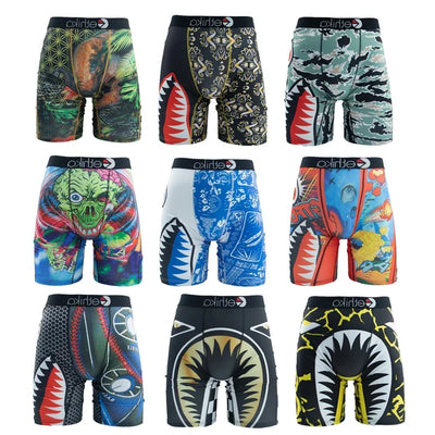 Underwear Boxers Sexy Men's Pantie Lingerie Plus Size Mens Boxershorts Funny Print Seamless Man Underpants Trunks