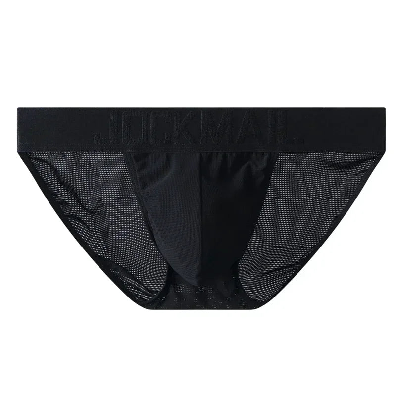 Sexy Man's Underwear Briefs Underpants Nylon Mesh Quick Dry Men's Briefs Bikini Slip Men's Tanga Briefs Nylon SPANDEX