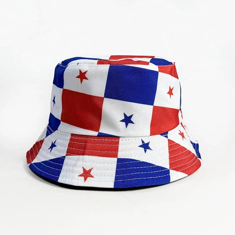 Countries National Flag Bucket Hat Men Women Football Fan Party Football Cup Reversible Sun Hat Soccer Fans