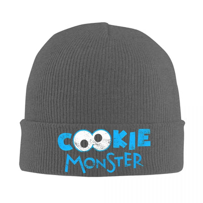 Cookie Monster Eyes Hat Autumn Winter Skullies Beanies Baggy Cute Funny Food Caps Men Women Knitted Hat