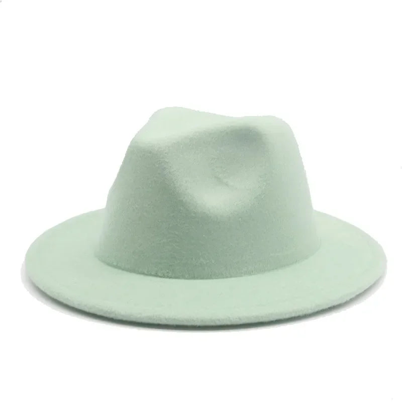 Fedoras Hats Boys Girls Small 52cm 54cm Felted Kids Hats Solid Camel Black Dress Formal Panama Women Hats