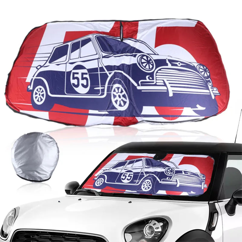 Car Windshield Sunshade Cover Blocks UV Ray Reflector For Mini Cooper One R50 R56 R60 F55 F56 R58 R59