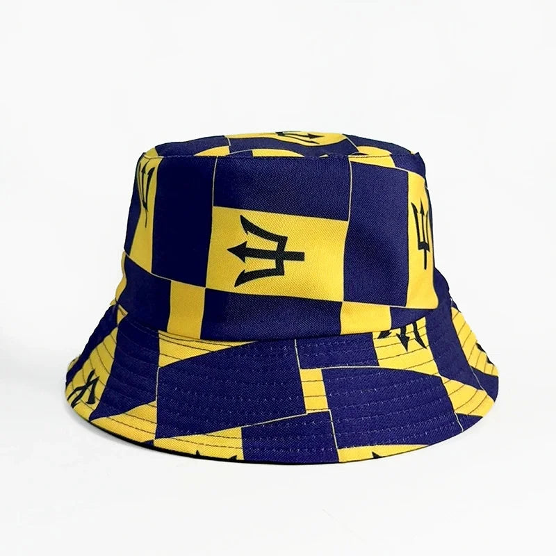 Countries National Flag Bucket Hat Men Women Football Fan Party Football Cup Reversible Sun Hat Soccer Fans