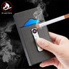 Charging Lighter Smoking Accessory 2 In 1 Waterproof Rechargeable Cigarette Case Holder